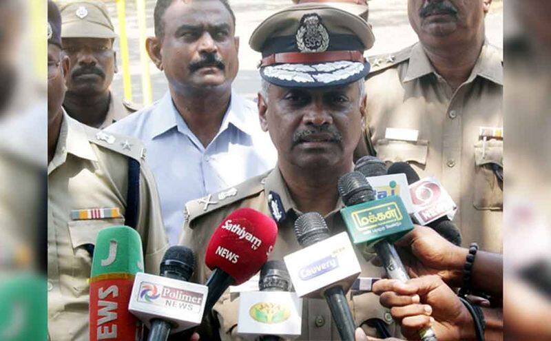 chennai Police Commissioner press meet
