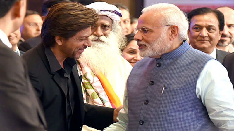 SHAHRUKH KHAN CONGRATULATE PM MODI