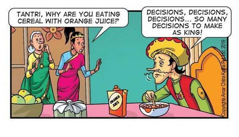 Tinkle Cartoon King gets killed by Tantri the Mantri Game of a throne