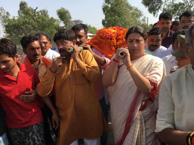 smriti irani close aide surendra singh Murder suspect vaseem arrested after encounter