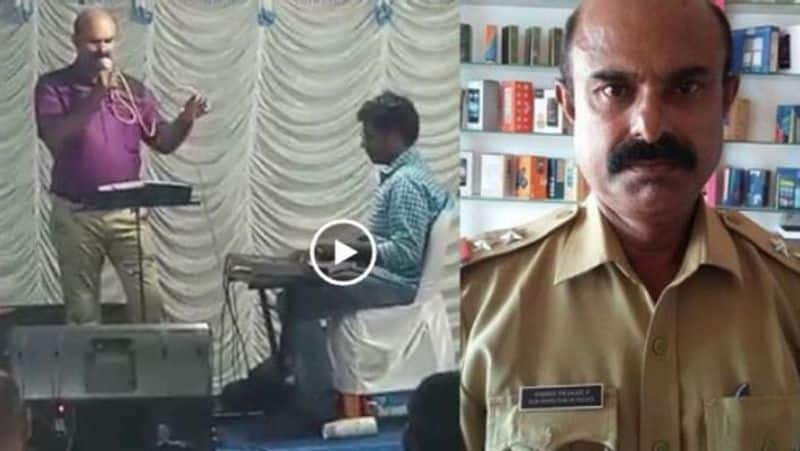 kerala policeman dies while singing daughters pre wedding ceremony