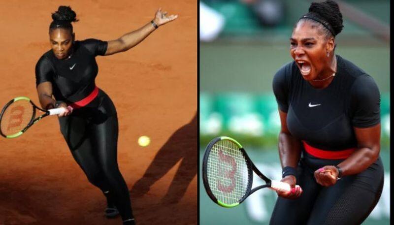 Serena Williams debuts zebra striped outfit in bold fashion statement at French Open