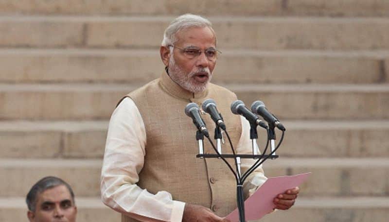 Prime Minister Narendra Modi swearingin ceremony 8000 guests attendance