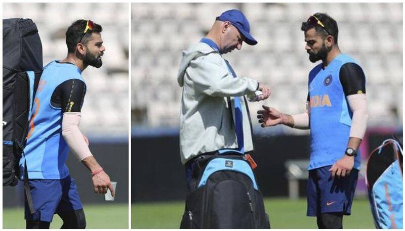 virat kohli injury during net practice ahead of match against south africa