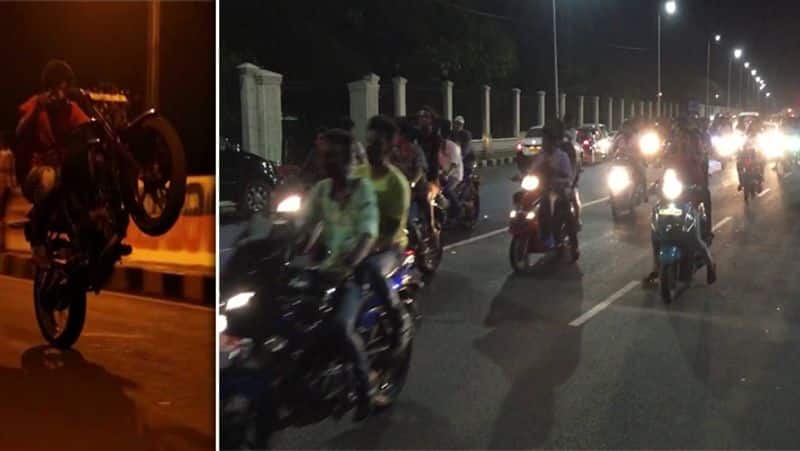 Youngsters arrested in chennai for conducting bike race