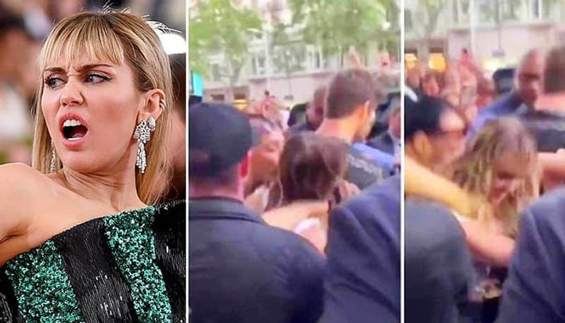 Miley Cyrus groped, kissed by fan in Barcelona; shocking video goes viral