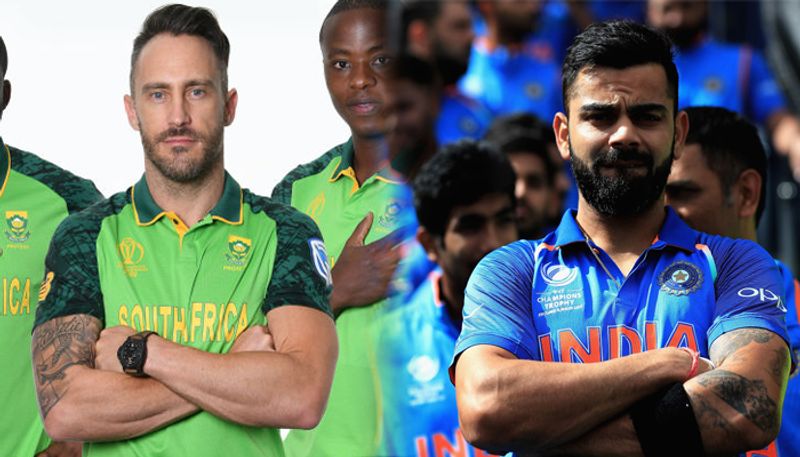 ICC world Cup India will take on South Africa