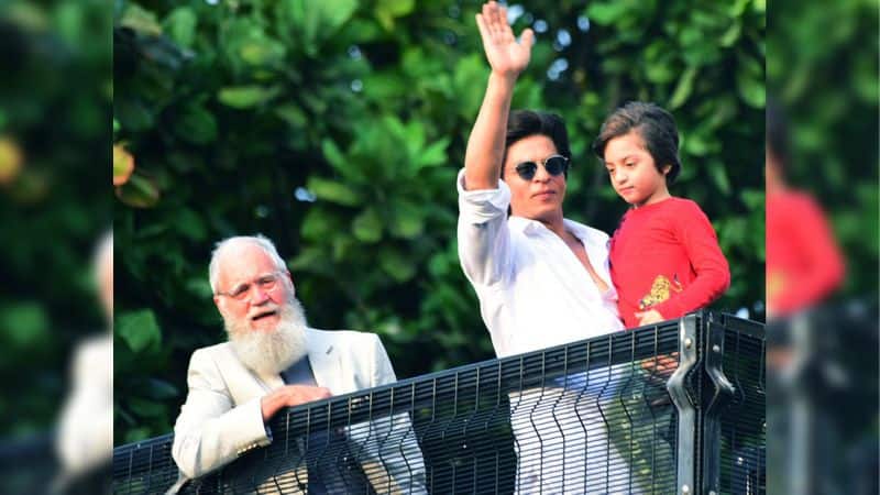 David Letterman joins Shah Rukh Khan to greet fans on Eid