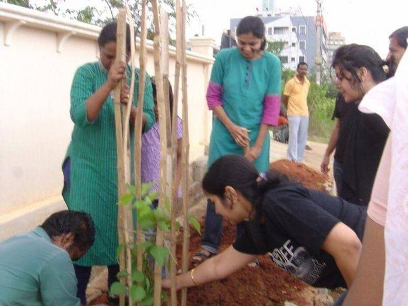 bengalore women planted 73000 saplings