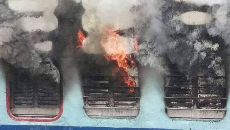 Silchar Thiruvananthapuram superfast express catches fire reasons remain unknown