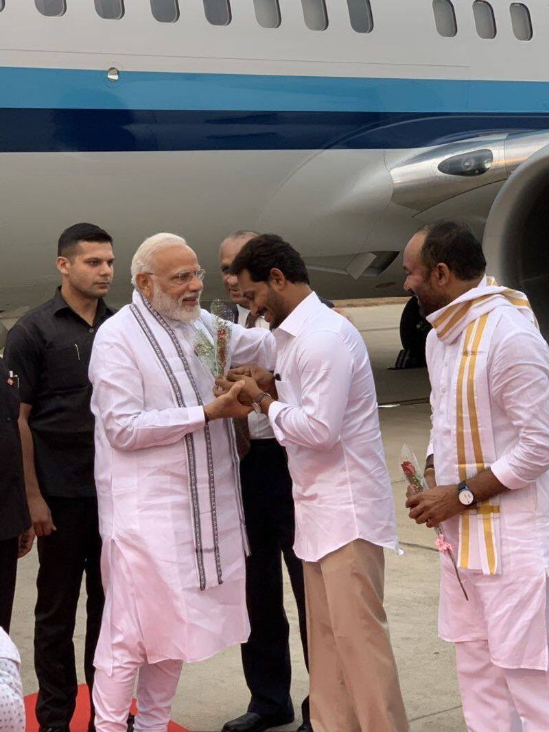 ap cm ys Jagan To Welcome PM Narendra Modi in renigunta airport