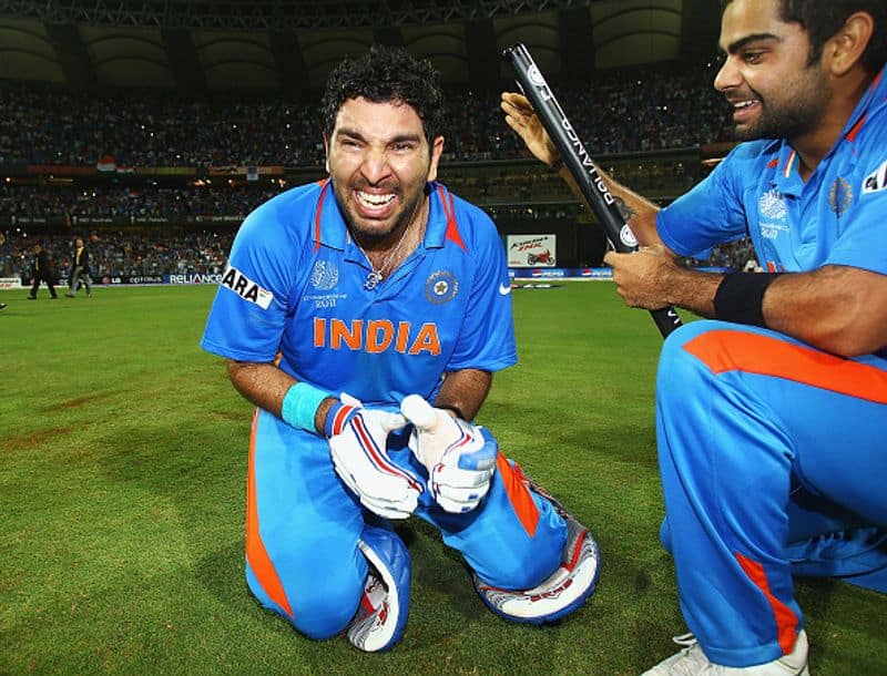 harbhajan singh said that  without yuvraj singh india would not have won 2 world cups