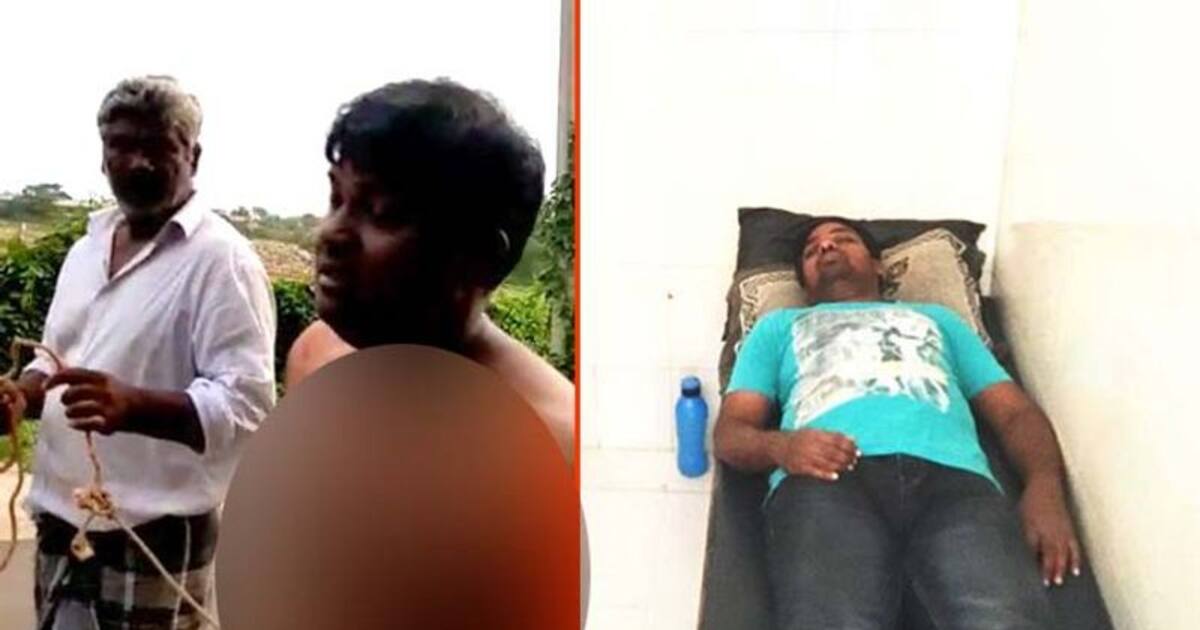 Karnataka Dalit Man Beaten Paraded Naked In Mysuru Video Goes Viral