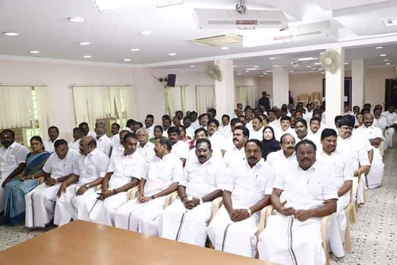 admk released candidate list for local body elections