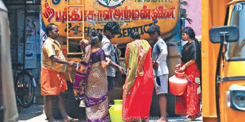 water scarcity in chennai