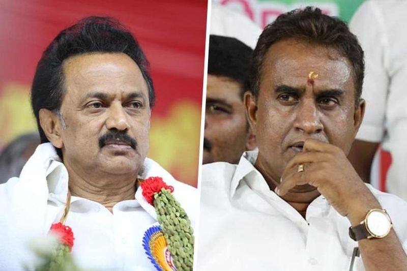 MK Stalin me I am proud to see the enemy...sp velumani