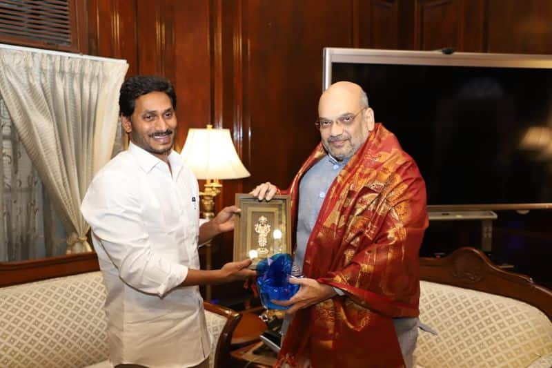 Jagan requests Shah to soften PM Modis heart on Andhra Pradeshs special category status