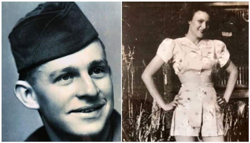 american soldier and a French woman who first met and fell in love during World War II but were separated reunited after 75 years