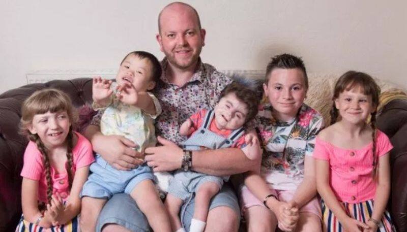 Super dad adopts fifth disabled child