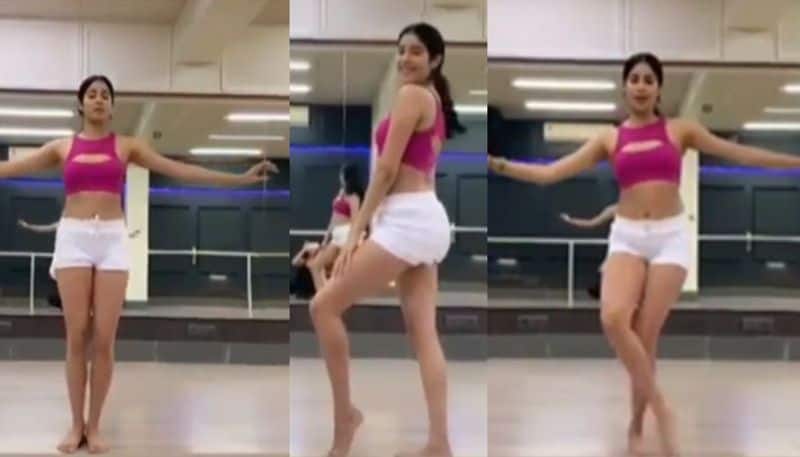 janhvi kapoor belly dance video viral
