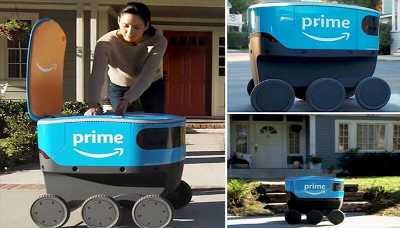 Amazon to test delivery with robots titled scout