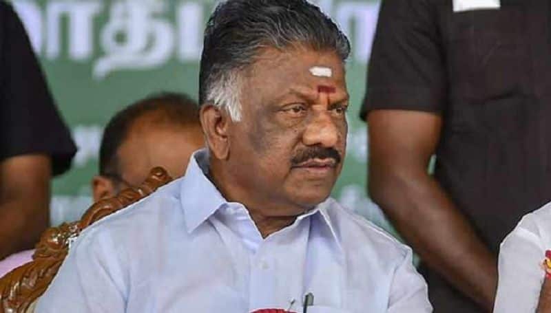 O.Paneer Selvam admitted in covai hospital