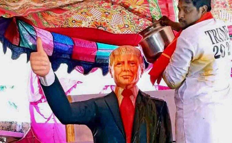Donald Trump statue in Telangana