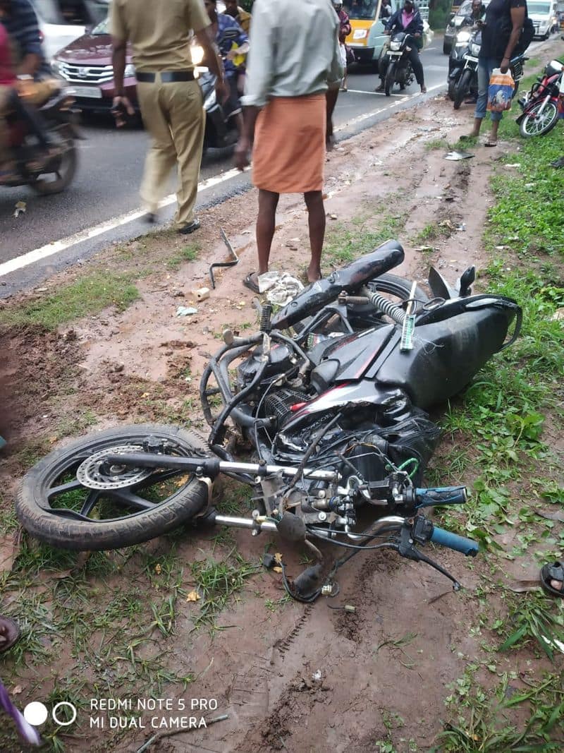 man dies accident in thiruvananthapuram