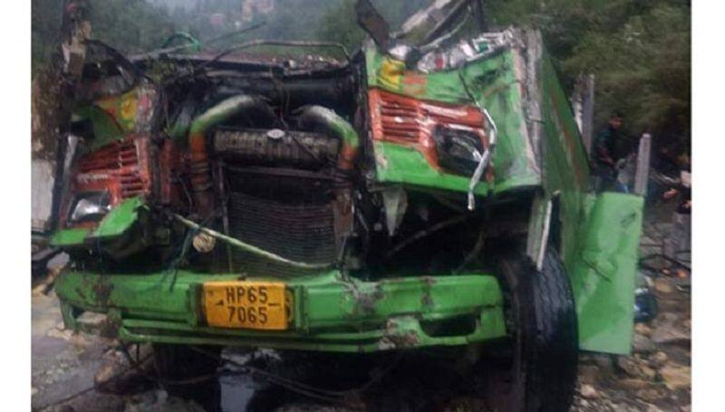 Bus accident in himachal pradesh