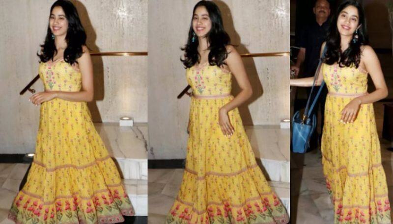 Guess the price of Janhvi Kapoor s yellow breezy cotton dress