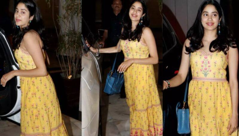 Guess the price of Janhvi Kapoor s yellow breezy cotton dress