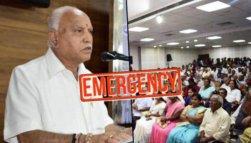 KarnatakaYeddyurappa leads Emergency protest