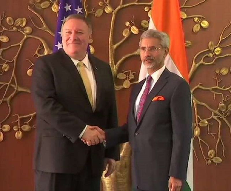 US Secretary of State Mike Pompeo meets PM modi, ajit doval and Jaishankar in delhi