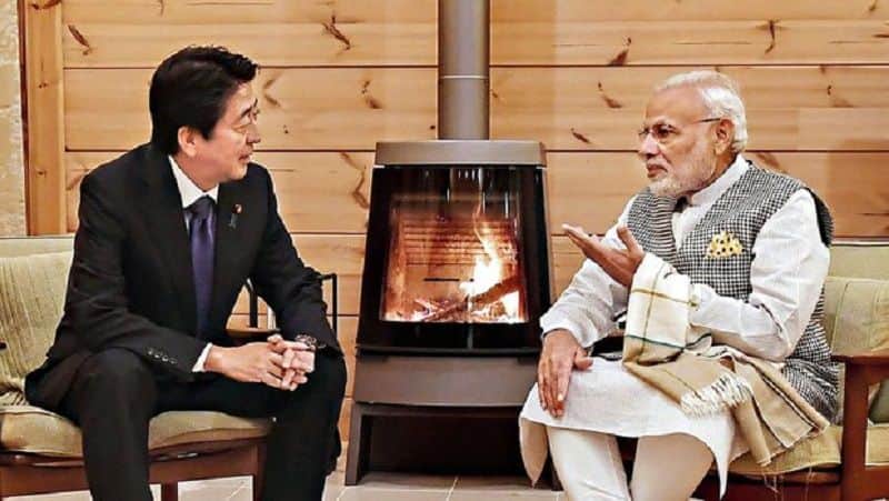 PM narendra modi discussed with japani pm Shinzo Abe on rudraksha and Varanasi