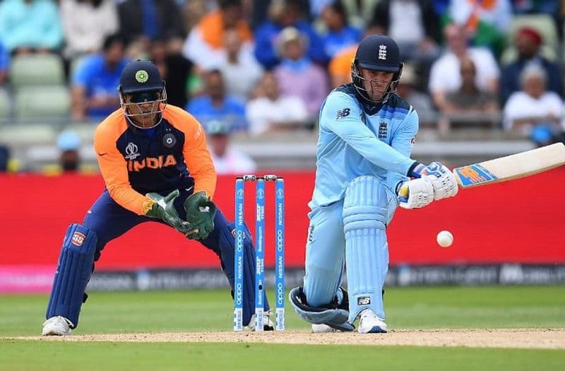 jason roy used his missed wicket oppotunity and score fifty against india