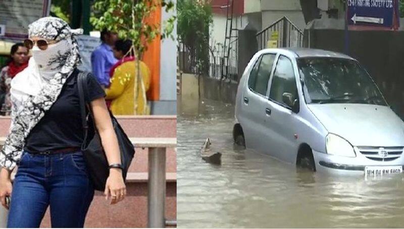 Drought is in Delhi, tremendous rain in Mumbai