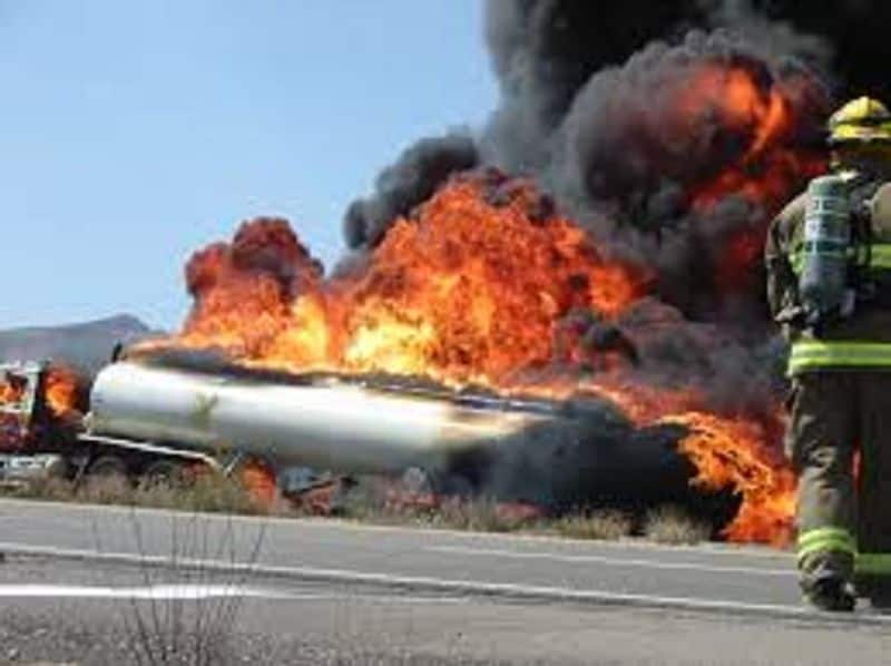 Nigeria petrol tanker lorry fire  accident