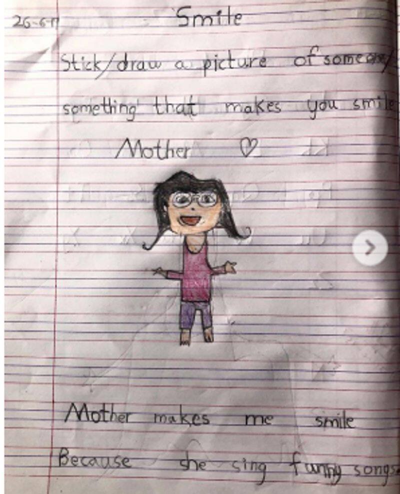 Singer amrutha suresh daughter drawing