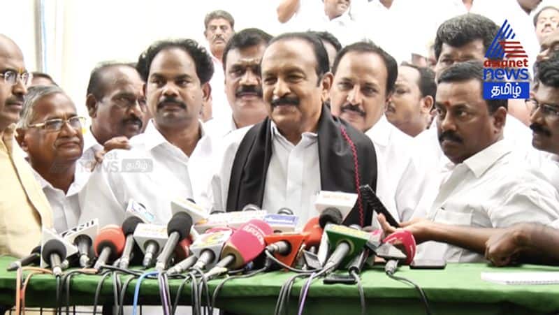 Vaiko slams TN Governer Panwarilal prohith and TN Government