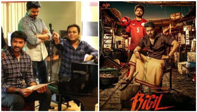 bigil team officially announced today release unakkaga single song