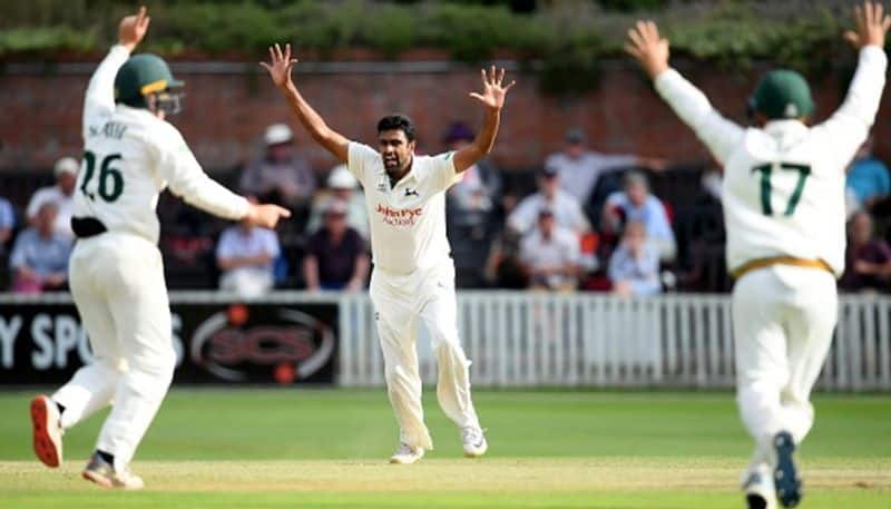 ashwin playing well in county cricket in england