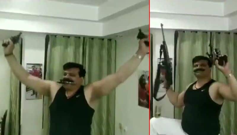 Suspended Uttarakhand BJP MLA Pranav Singh Champion claims video with guns edited