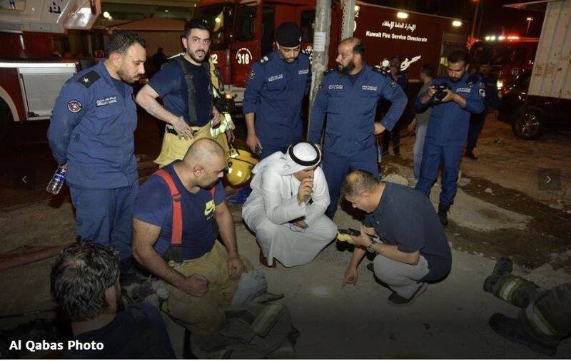 Three die in building fire in kuwait