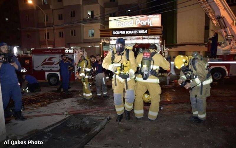 Three die in building fire in kuwait