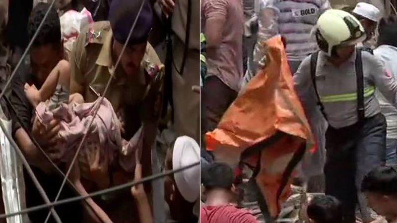 Mumbai building collapse: several people feared trapped; death toll rescue operations underway