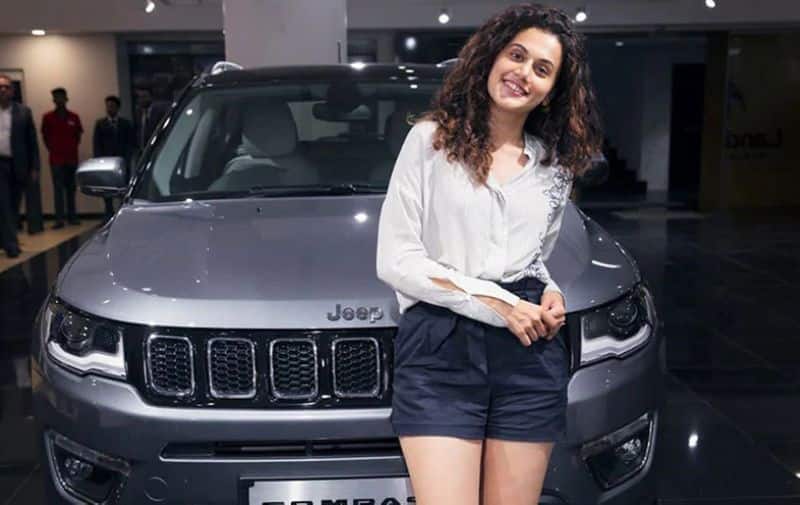 Actor Taapsee Pannu Gifts Sister The Jeep Compass