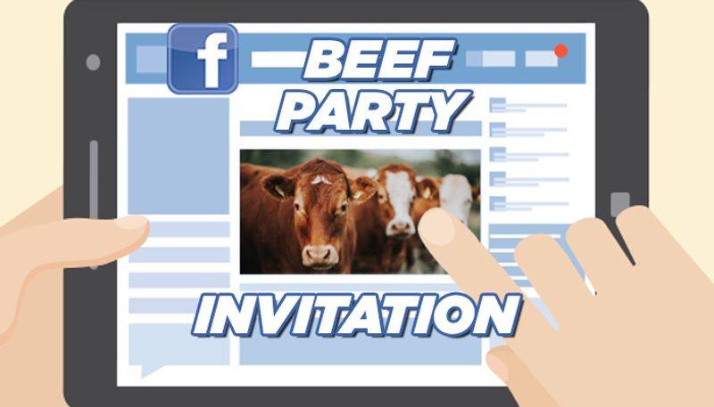 Beef party Tamil Nadu Kumbakonam man arrested posting invite Facebook
