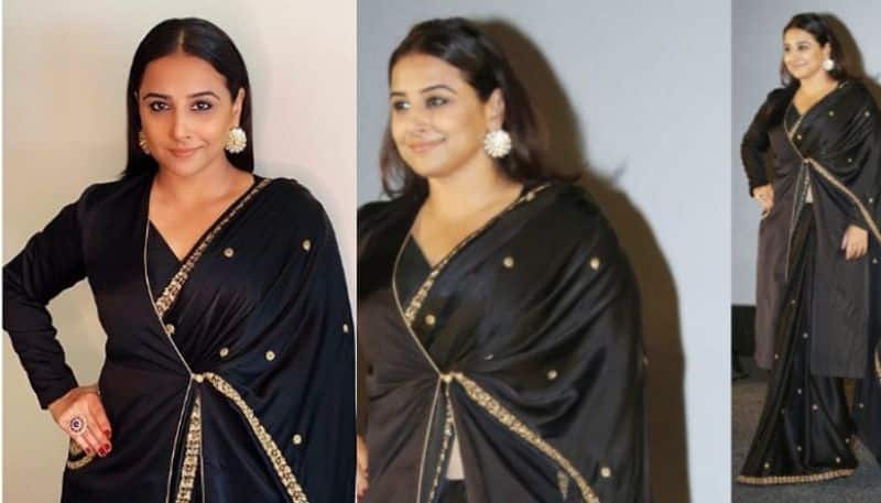Vidya Balan just showed us how to wear a jacket with sari