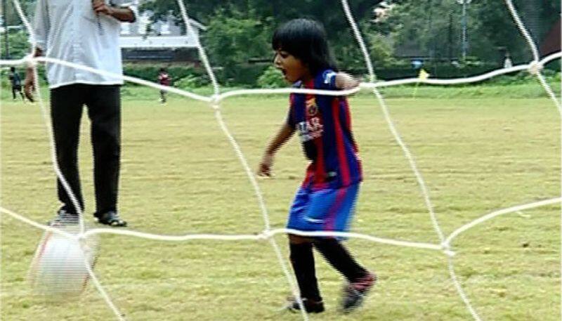 fort kochi native messi all set to achive his aim to become a footballer like lionel messi
