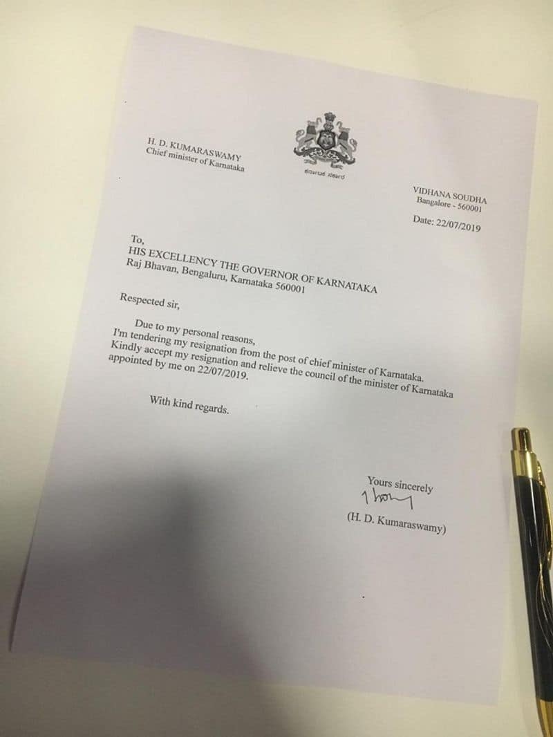 kumarasamy resignation letter is fake
